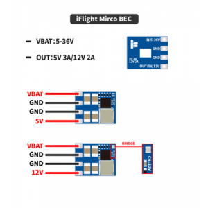 iFlight Micro 2-8S BEC - 5V/12V Output 5 - iFlight