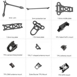 Rekon6 6 inch Mini Long Range Frame Kit 2 - Rekon FPV