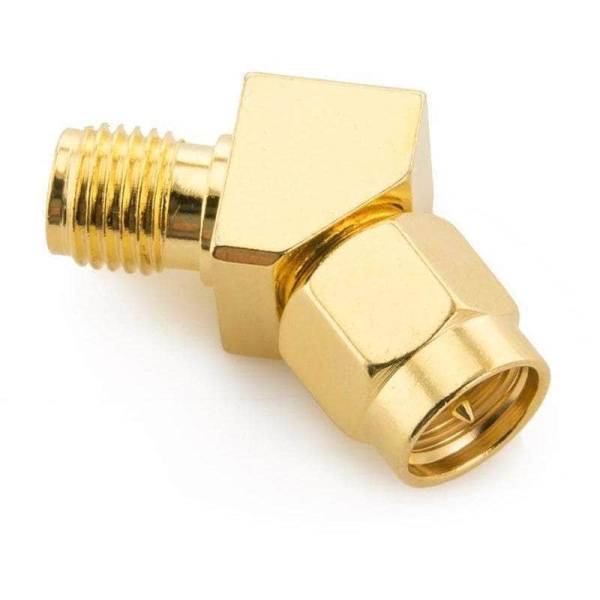 SMA Male to Female 45 Degree Connector 1 - MyFPVStore.com