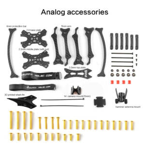HGLRC Wind5 Lite True X FRAME Kit 5 Inch - Analog 1 - HGLRC