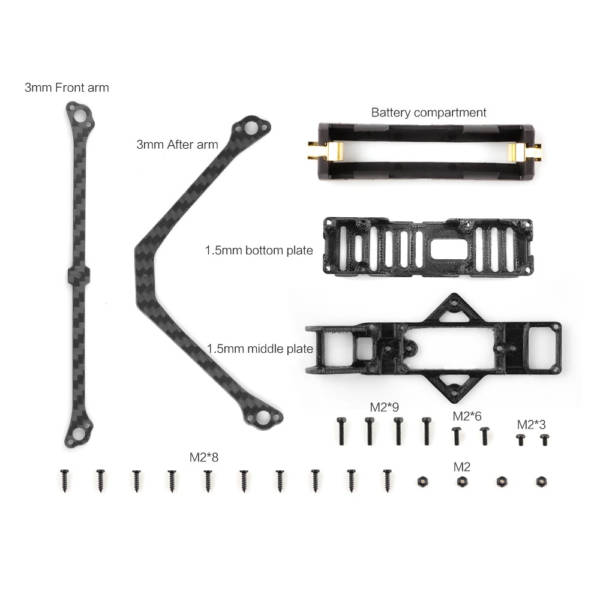 Rekon 3 Nano Long Range Frame Kit 5 - Rekon FPV