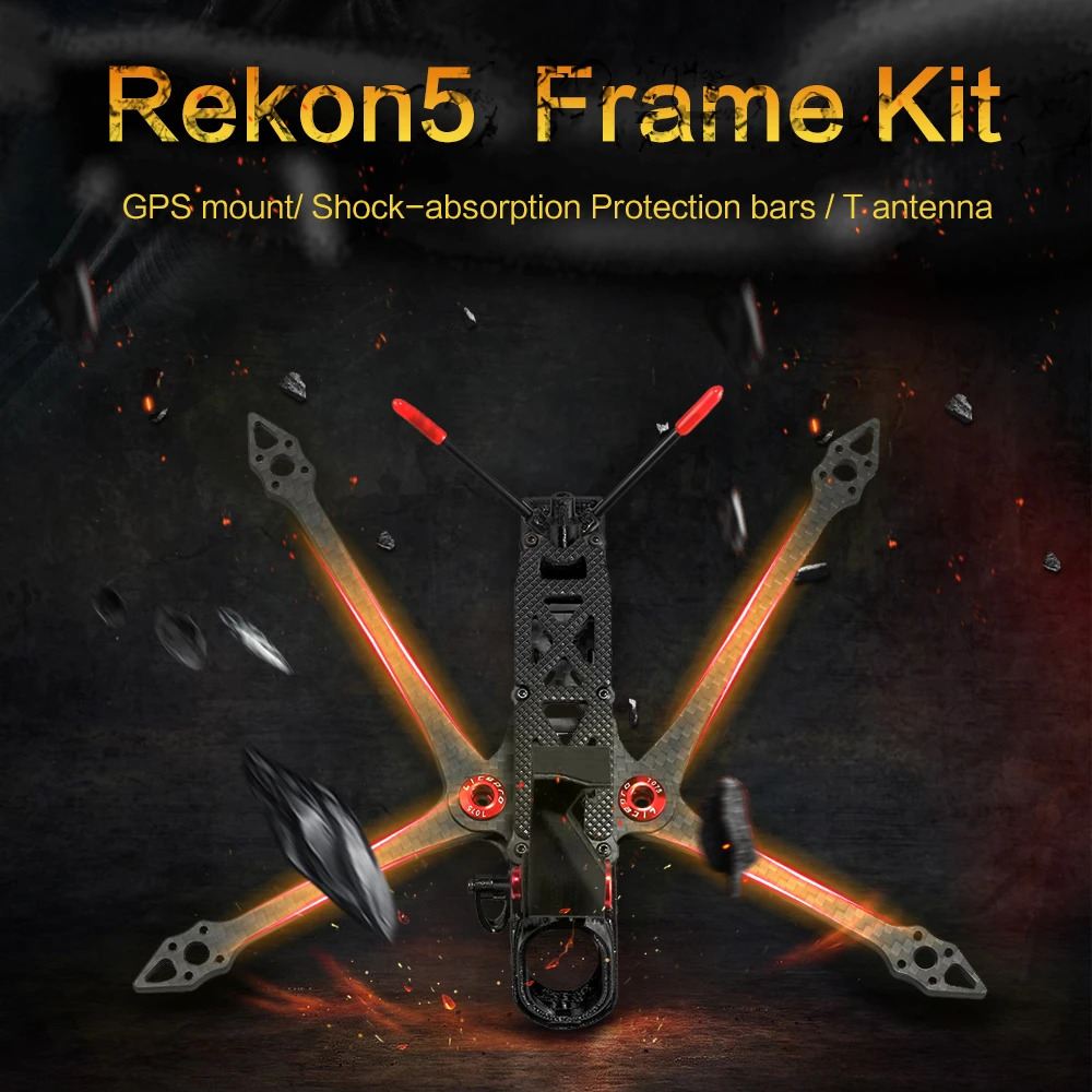 Rekon5 5 Inch Long Range Frame Kit 15 - Rekon FPV