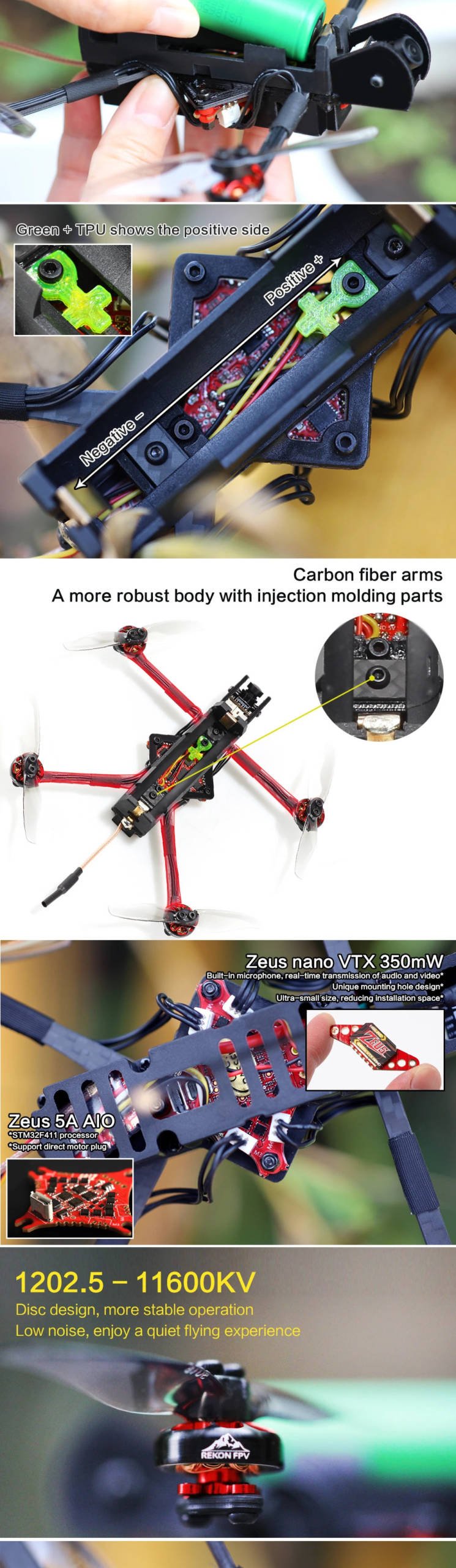 Rekon3 Nano Long Range FPV Drone 10 - Rekon FPV