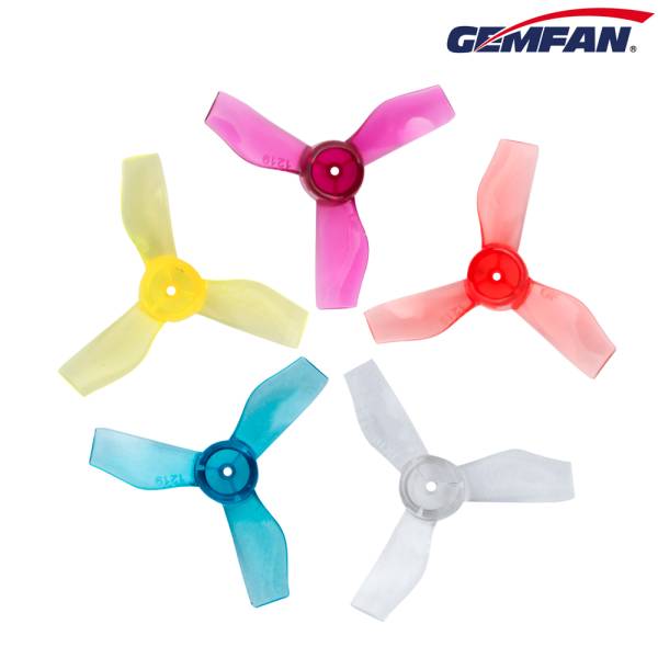 GemFan 1219 Tri-Blade 31mm Micro/Whoop Prop 8 Pack - Pick your Color 1 - Gemfan