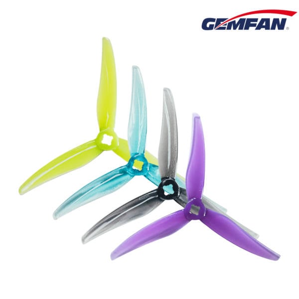GemFan Hurricane 4525 FPV Racing Props - Pick your Color 1