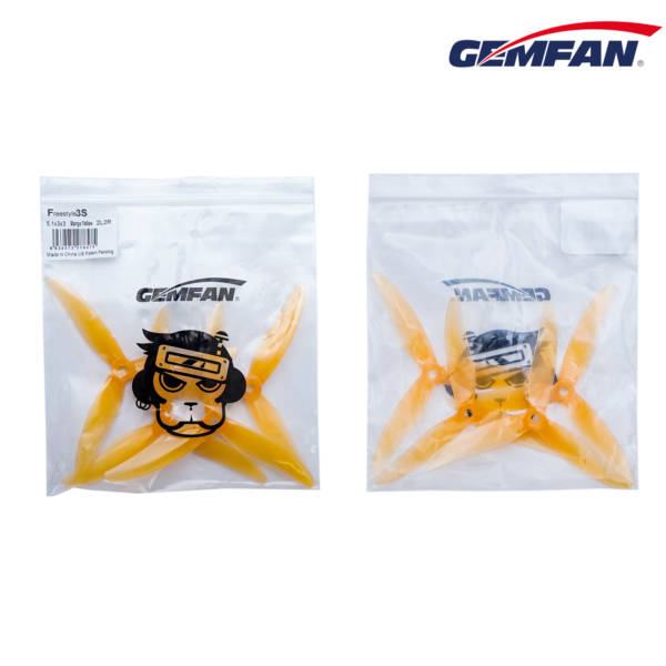 GemFan Freestyle 3s 5.1x3x3 Props - Pick your Color - Image 3