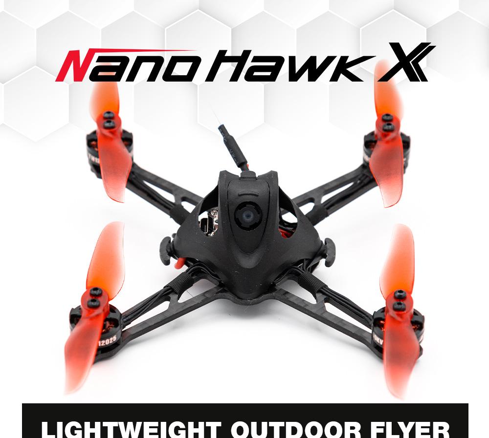 EMAX Nanohawk X 3 inch FPV Racing Drone - BNF 8 - Emax
