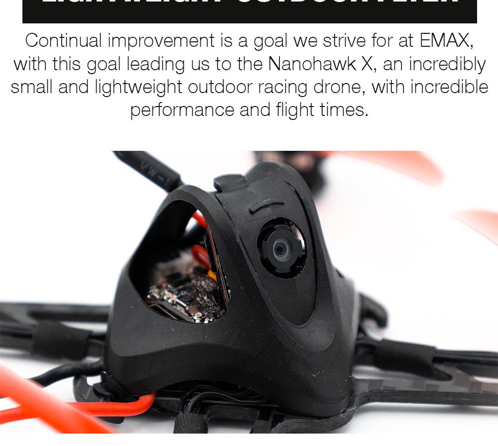 EMAX Nanohawk X 3 inch FPV Racing Drone - BNF 16 - Emax