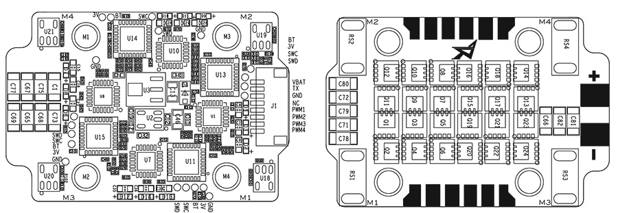 Airbot Ori32 BLHeli32 25A 4-in-1 ESC 7 - Airbot