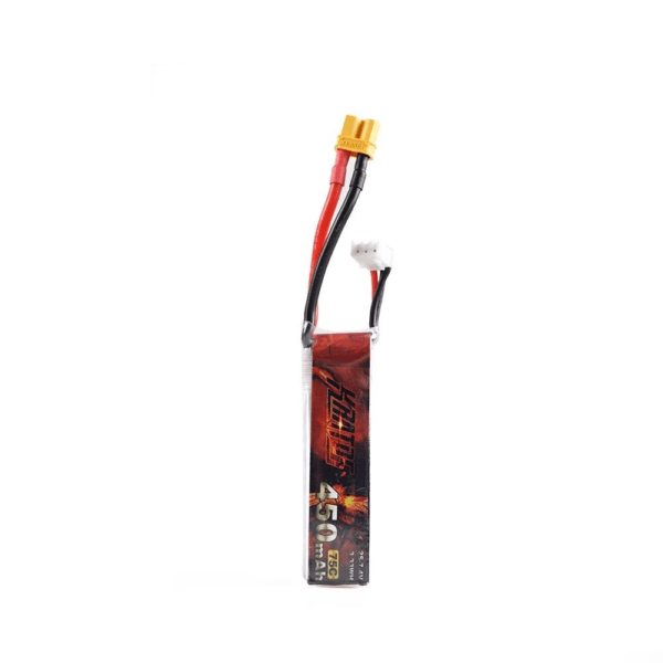 HGLRC KRATOS 2S 450MAH 75C FPV Drone Battery - Tinywhoop LiPo Battery (3 pack) 2 - HGLRC