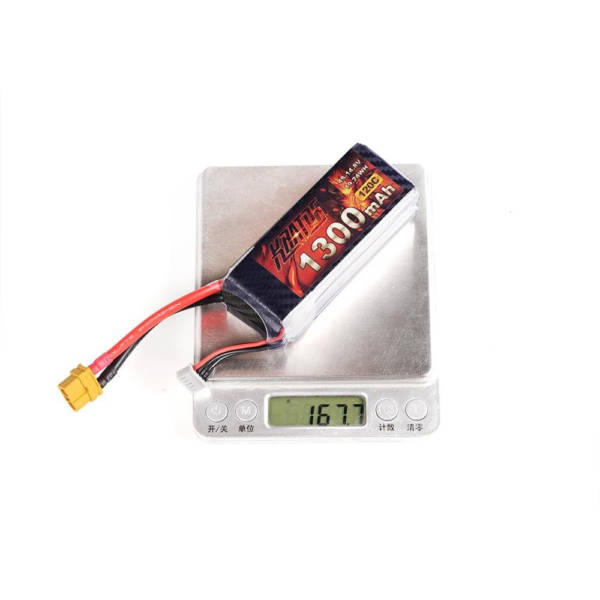 HGLRC KRATOS 4S 1300MAH 120C FPV Drone Lipo Battery - Image 4