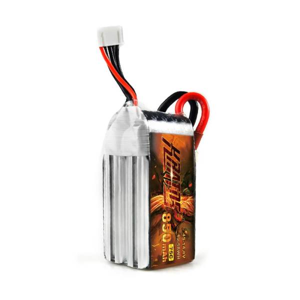 HGLRC KRATOS 4S1P 14.8V 850mAh 75C Lipo Battery with XT60 Plug 1 - HGLRC