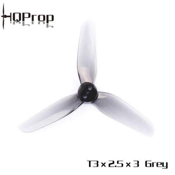 HQ Prop T3x2.5x3 Durable Tri-Blade 3" Prop 4 Pack - Grey - Image 2