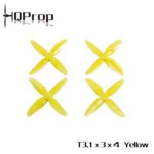 HQProp T3.1x3x4 Quad-Blade 3" Prop 4 Pack - Pick Your Color 6 - HQProp