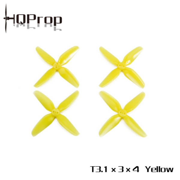 HQProp T3.1x3x4 Quad-Blade 3" Prop 4 Pack - Pick Your Color - Image 3