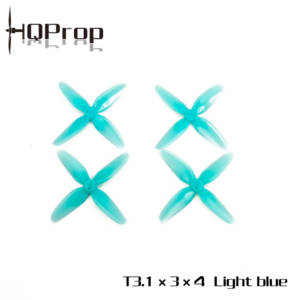 HQProp T3.1x3x4 Quad-Blade 3" Prop 4 Pack - Pick Your Color