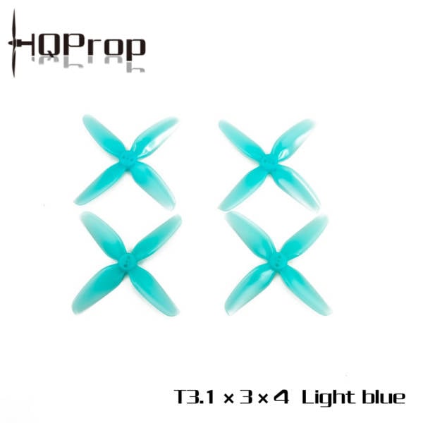 HQProp T3.1x3x4 Quad-Blade 3" Prop 4 Pack - Pick Your Color 1 - HQProp