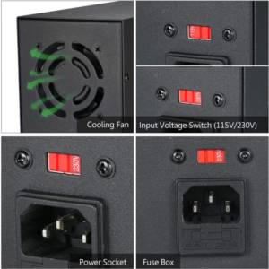 WANPTEK DPS305U 5A 150W SWITCHING DC POWER SUPPLY AC 115V/230V 2 -