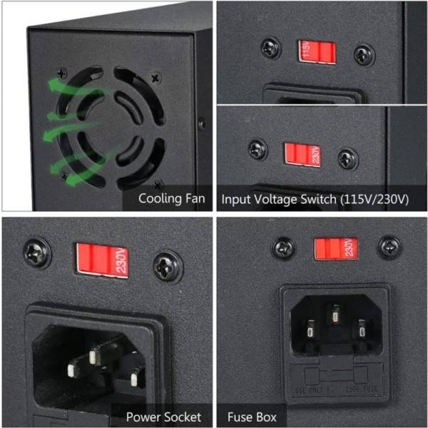 WANPTEK DPS305U 5A 150W SWITCHING DC POWER SUPPLY AC 115V/230V - Image 3
