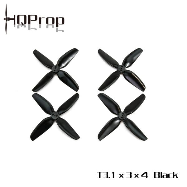 HQProp T3.1x3x4 Quad-Blade 3" Prop 4 Pack - Pick Your Color 2 - HQProp