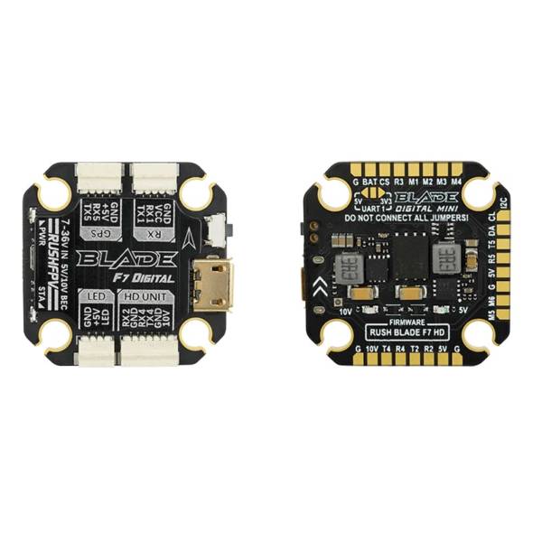 RUSHFPV Rush Blade F722 Flight Controller for DJI Digital FPV - 20x20mm 1 - Rush FPV