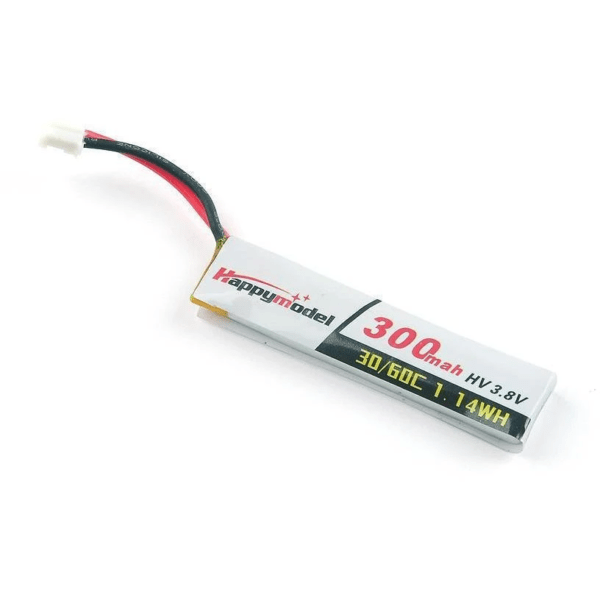 Happymodel Mobula 6 / Mobula 7 3.8V 1S 300mAh 30C LiHV Whoop/Micro Battery 1 - HappyModel