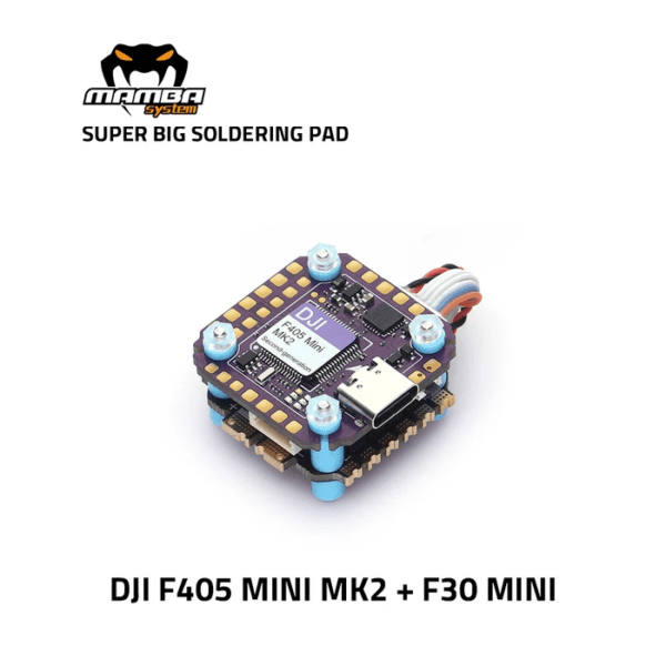 Diatone MAMBA DJI F405 Mini MK2 30A 5S 8bit Flight Controller Stack 1 - Diatone