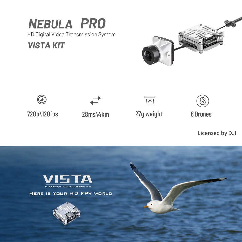 Caddx Nebula Pro Vista Kit HD Digital FPV System - Pick Your Color 14 - Caddx