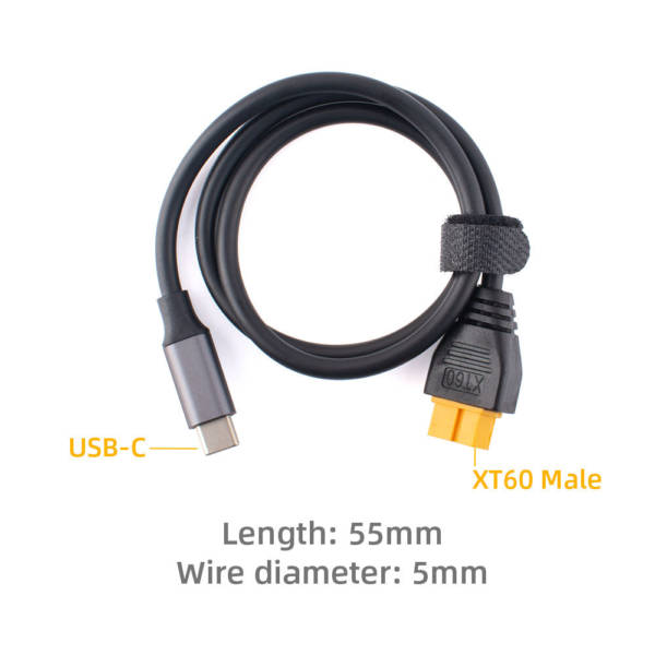 ToolkitRC - USB-C to XT60 Adapter Cable 2 - ToolkitRC