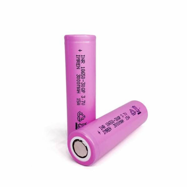 Imren IMR 18650 (3000mAh) 15A 3.7v Battery - 2 Pack