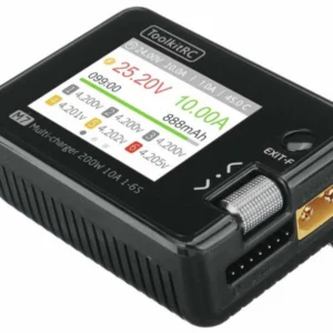 ToolkitRC M7 200W 10A DC Balancing Charger with Servo Checker and Receiver Signal Tester