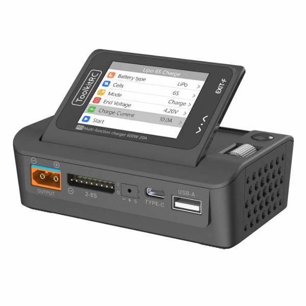 ToolkitRC M9 Multi Function 600W 20A DC Smart Charger with Audio Function