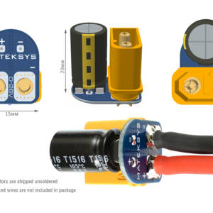 Matek XT60 PCB with Voltage Filter - TVS Diode (5 Pack) 3 - Matek Systems