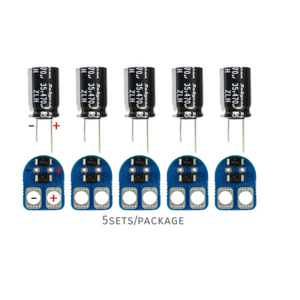 Matek XT60 PCB with Voltage Filter - TVS Diode (5 Pack) 1 - Matek Systems