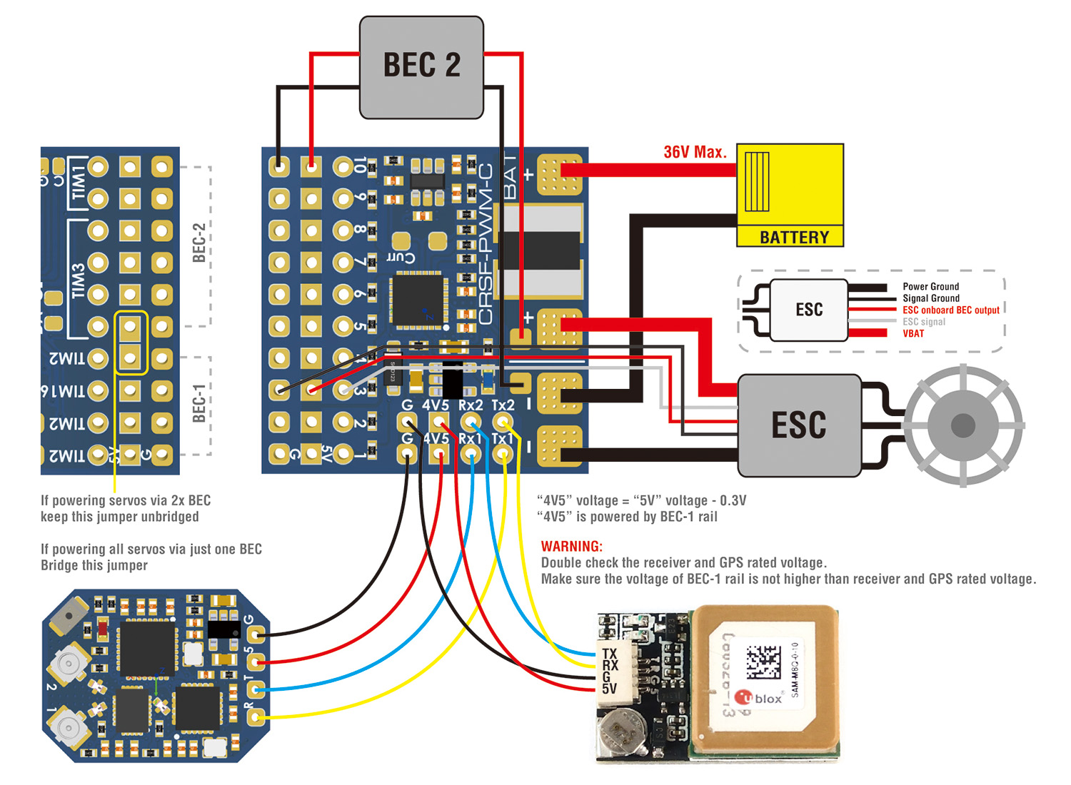 Matek CRSF-PWM-C CRSF to PWM Converter 6 - Matek Systems