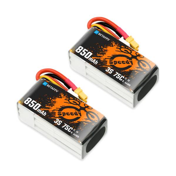BetaFPV 850mAh 3S 75C Lipo Battery (2PCS)