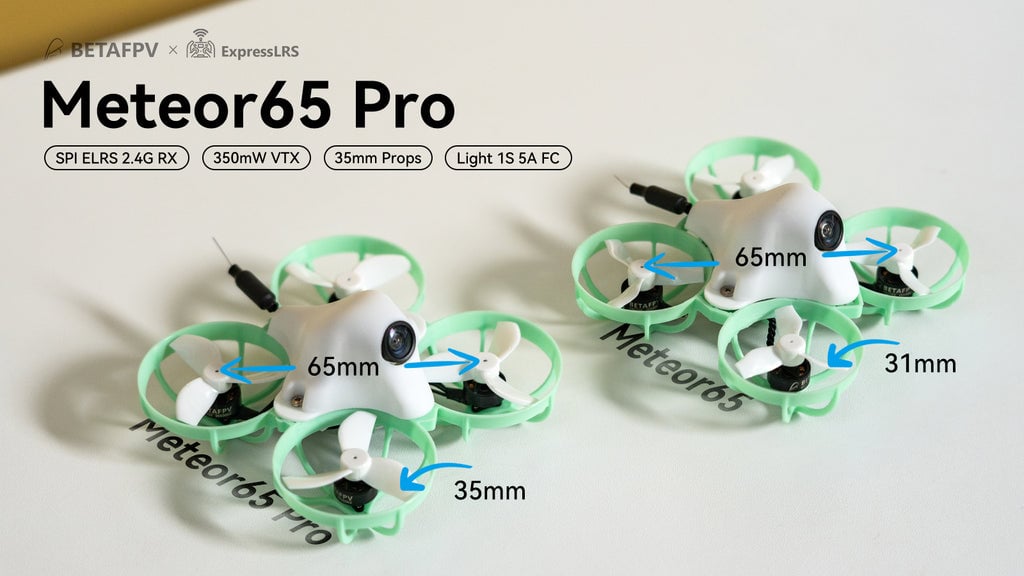 BetaFPV Meteor65 Pro Brushless Whoop Quadcopter (1S) 9 - BetaFPV