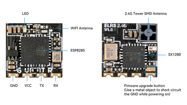 BetaFPV ELRS Lite Receiver - 2.4G Tower Antenna 10 -