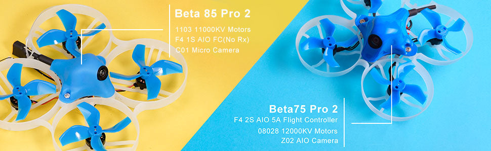 BetaFPV Beta85/Meteor85 Brushless Whoop Quadcopter (2S) - ELRS 2.4G 10 - BetaFPV