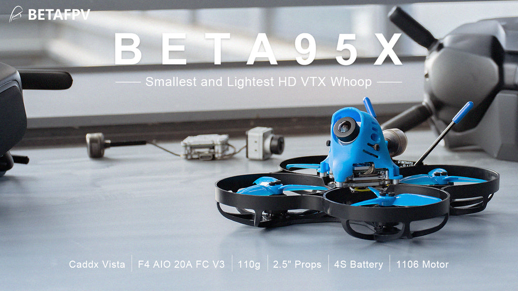 BetaFPV Beta95X V3 Whoop Quadcopter - (HD Digital VTX) - TBS Crossfire 8 - BetaFPV