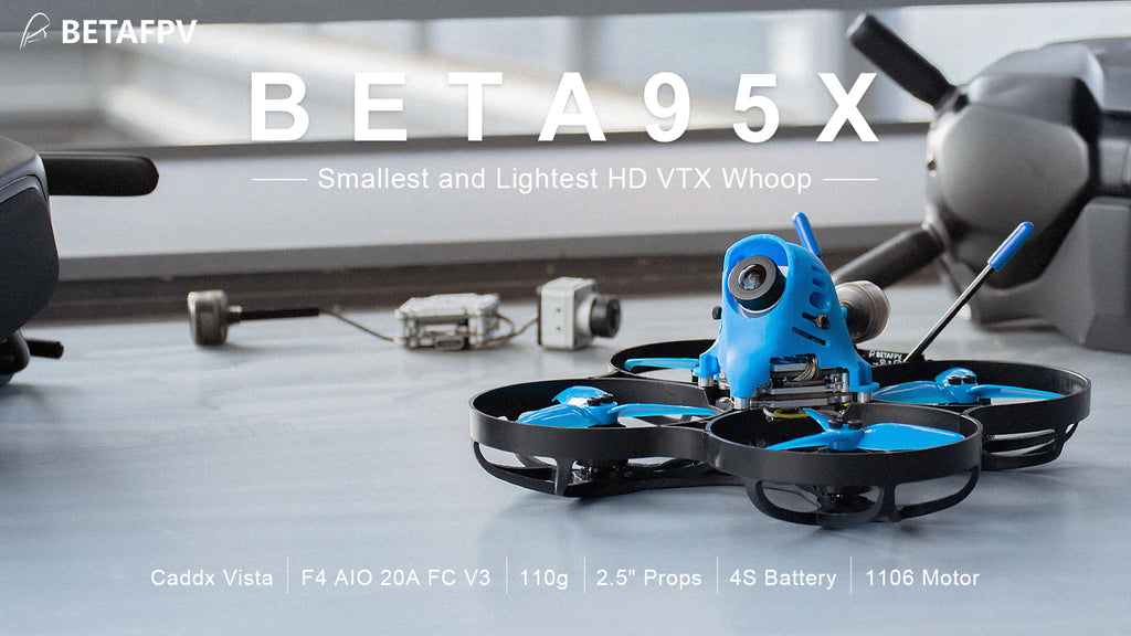BetaFPV Beta95X V3 Whoop Quadcopter - (HD Digital VTX) - TBS Crossfire 4 - BetaFPV