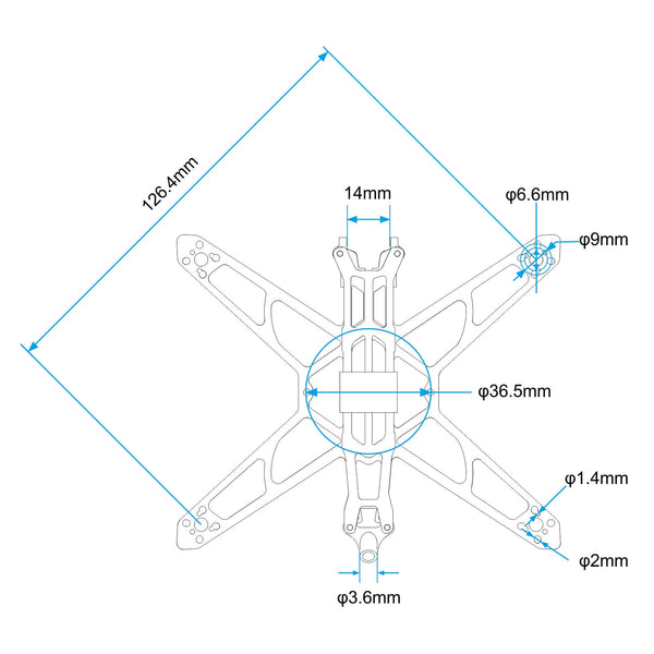 BetaFPV HX115 LR Frame Kit 9 - BetaFPV