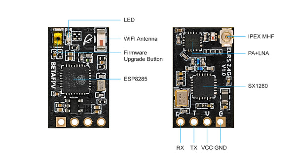 BetaFPV ELRS Nano Receiver - 915MHz 7 -