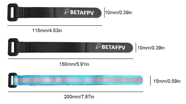 BetaFPV Lipo Battery Strap Kit for 2-4s Batteries 54 -