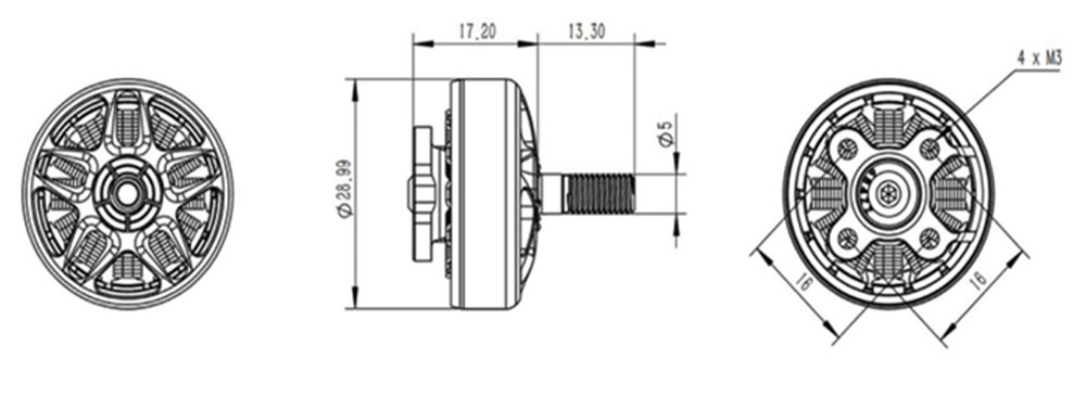 RCinPower Smoox 2306 Motor - (1880kV / 2280kV / 2580kV) 10 -