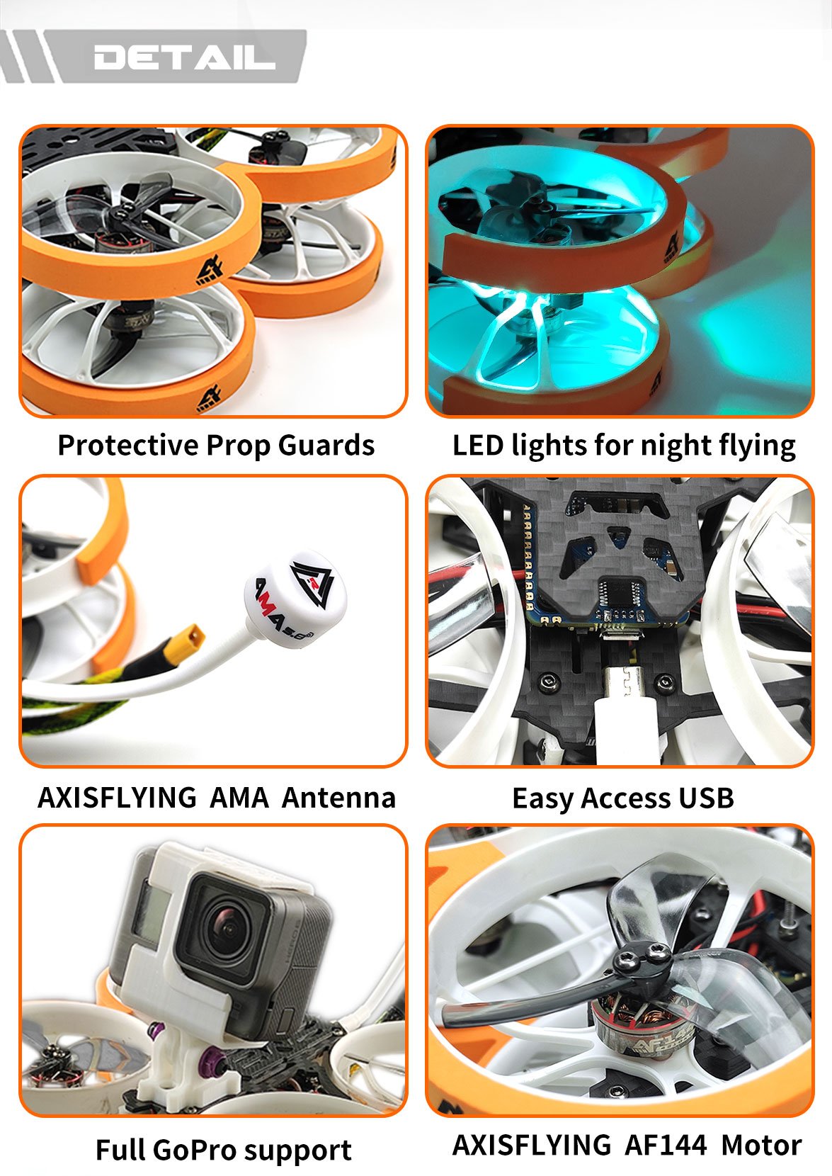AirForce PRO-X8 2.5“ (HD Version) - PNP (Without Receiver) 6 - AxisFlying