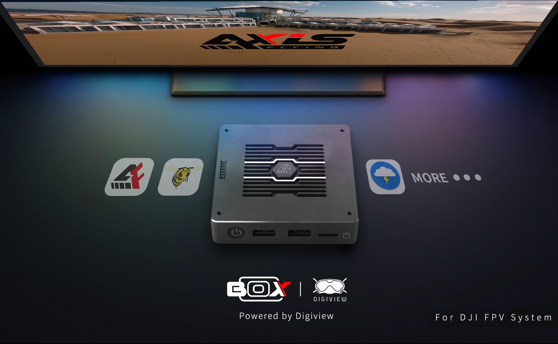 AxisFlying FPV HD BOX - RELAYING SYSTEM FOR DJI FPV 9 - AxisFlying