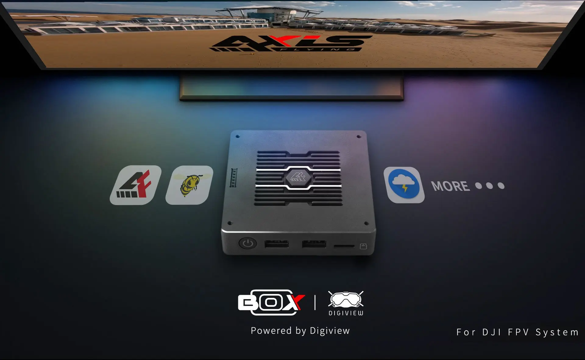 AxisFlying FPV HD BOX - RELAYING SYSTEM FOR DJI FPV 5 - AxisFlying