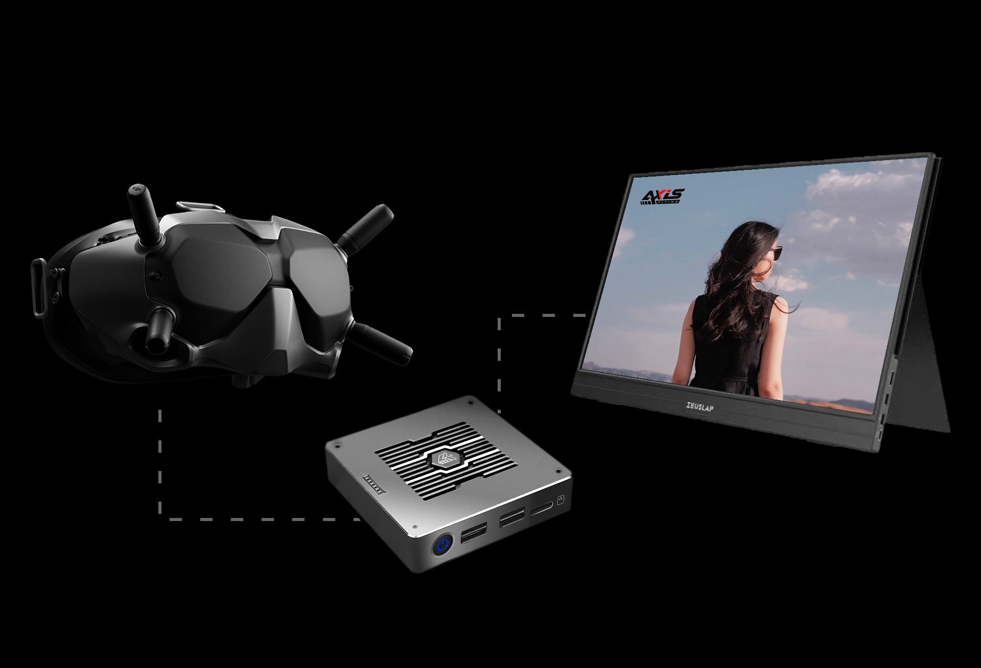 AxisFlying FPV HD BOX - RELAYING SYSTEM FOR DJI FPV 6 - AxisFlying