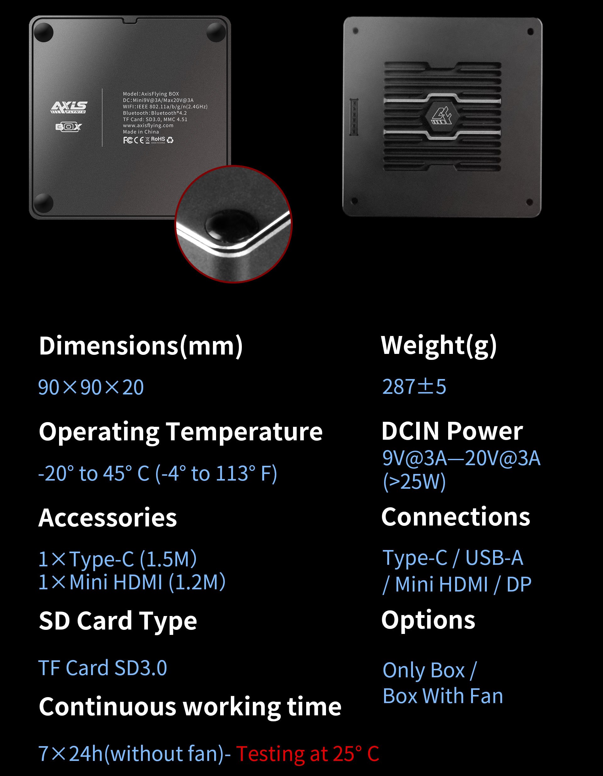 AxisFlying FPV HD BOX - RELAYING SYSTEM FOR DJI FPV 9 - AxisFlying